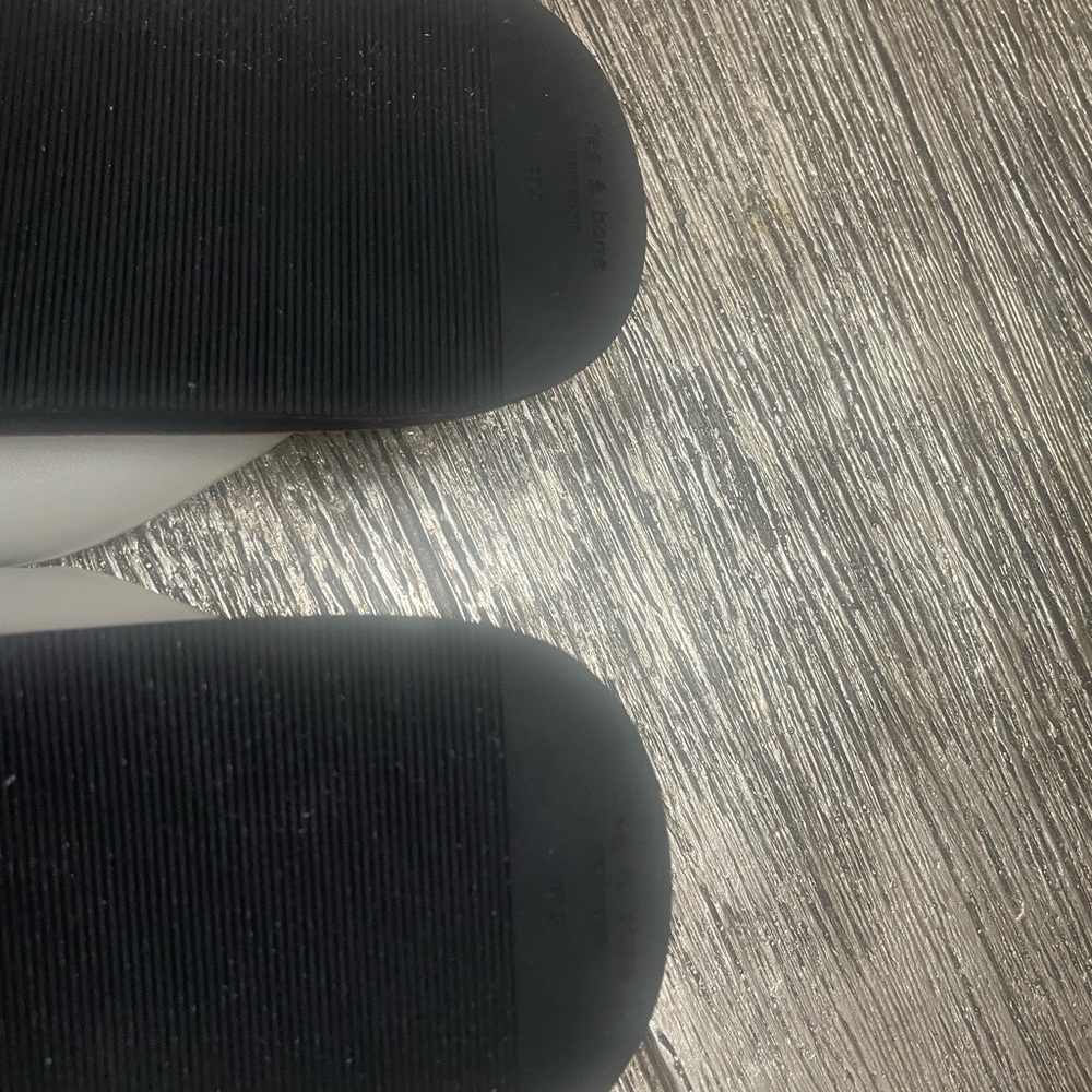 Rag &Bone Leather slides neutral in color size 37.5 - Picture 5 of 6